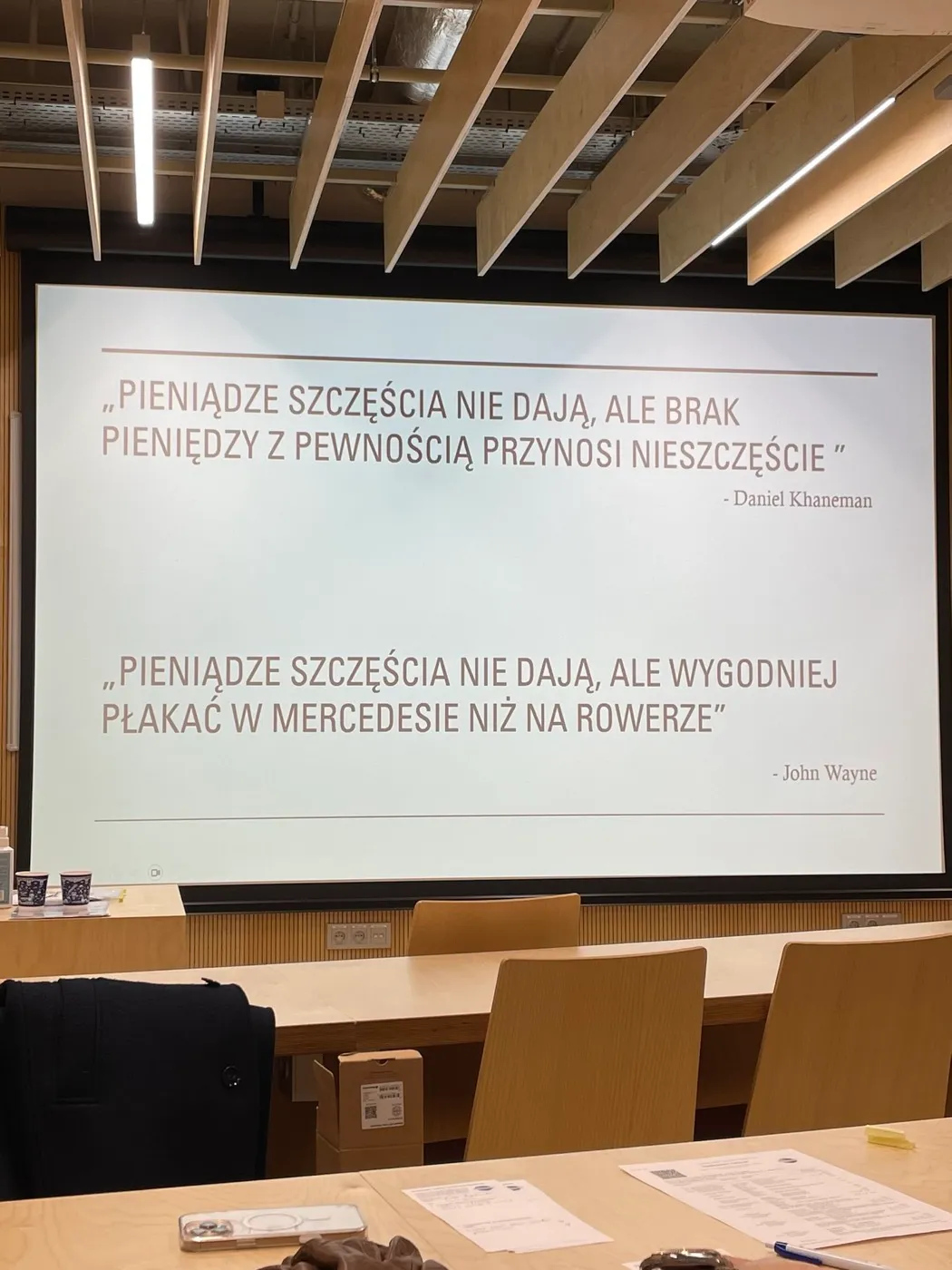 Spotkanie Toastmasters Centrum w sali SGH