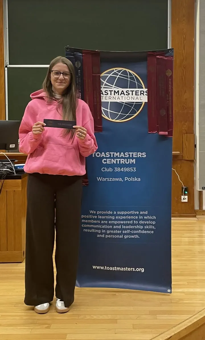 Gratulujemy zwycięzcom konkursów spotkania #577 Toastmasters Centrum 01.10.2026 👏 🎉 — zdjęcie 6